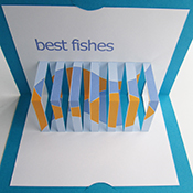best fishes pop-up card